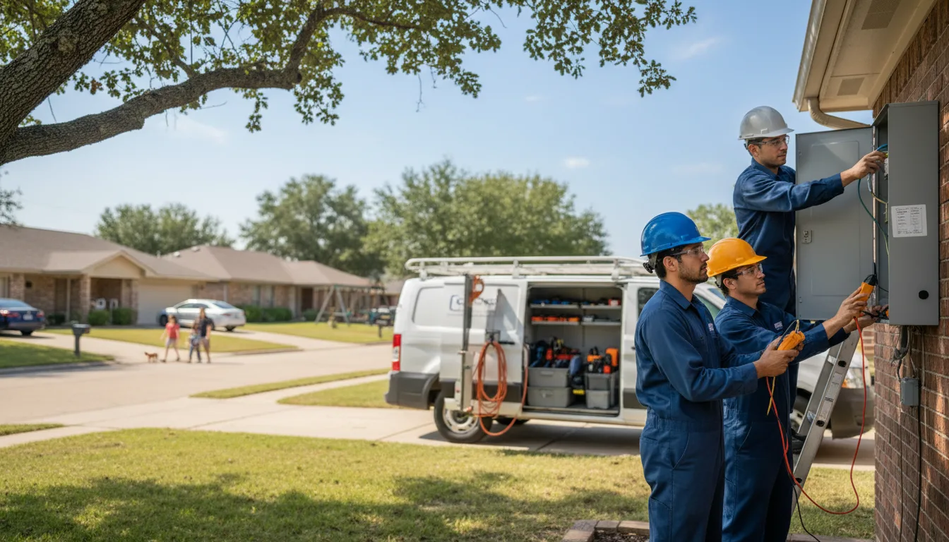 Certified electrician providing emergency electrical services in Hayes Center, NE